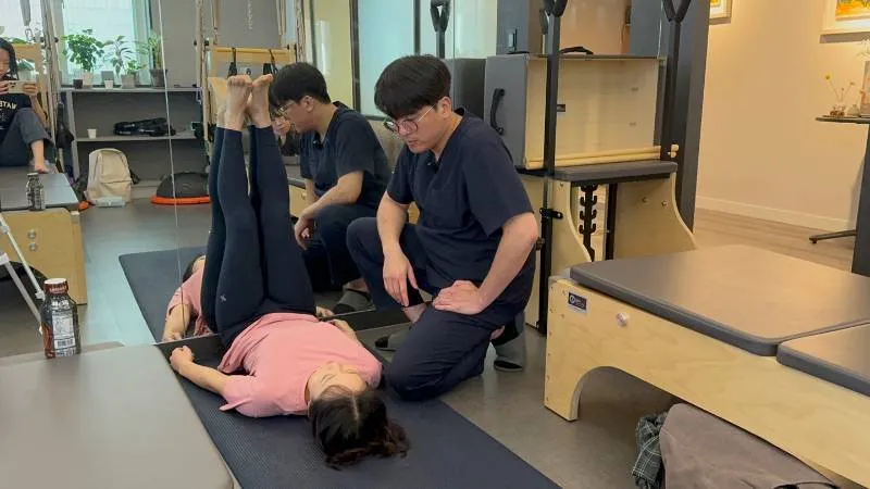 필라테스 지도자 과정 교육 현장