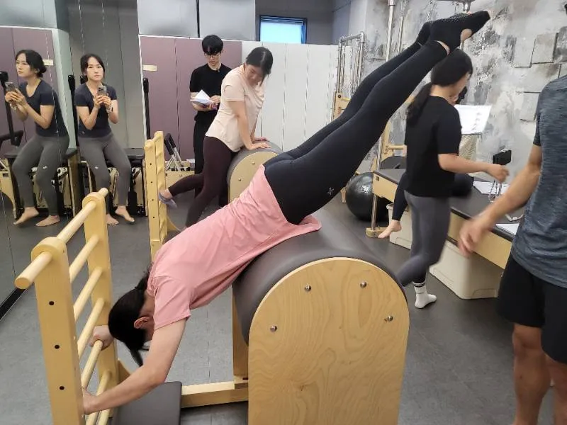 필라테스 지도자 과정 교육 현장