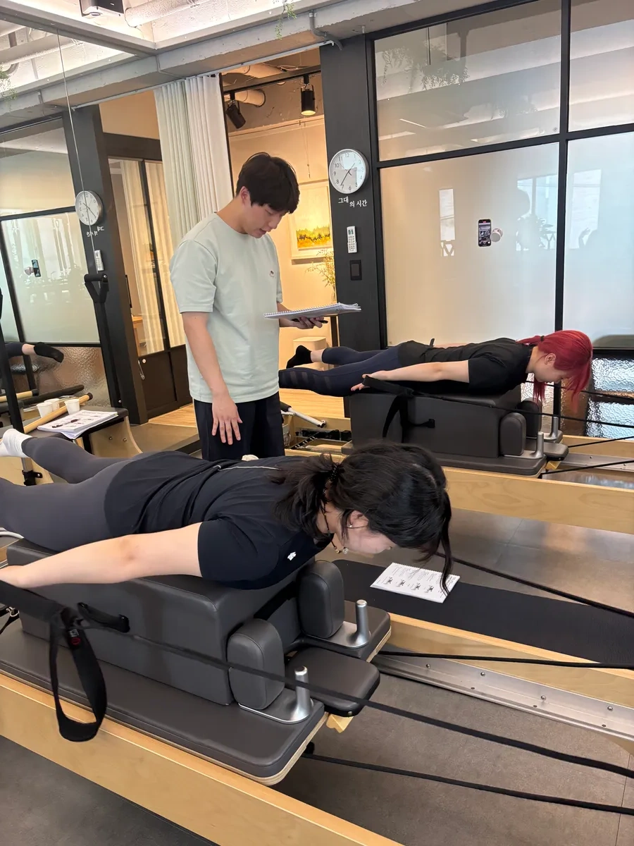 필라테스 지도자 과정 교육 현장